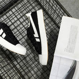 Maxbell Men's Canvas Shoes Low Cut Sneakers Lace Up Breathable Flat Shoes Black41 - Aladdin Shoppers