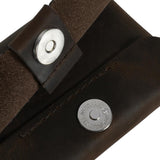 Maxbell Men Slim Credit Card Holder Faux Leather Wallet Coin Pocket Money Bag Dark Brown - Aladdin Shoppers
