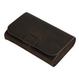 Maxbell Men Slim Credit Card Holder Faux Leather Wallet Coin Pocket Money Bag Dark Brown - Aladdin Shoppers