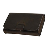 Maxbell Men Slim Credit Card Holder Faux Leather Wallet Coin Pocket Money Bag Dark Brown - Aladdin Shoppers
