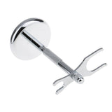 Maxbell Men Stainless Steel Shaving Display Stand Rack Shave Brush Holder Double ends - Aladdin Shoppers