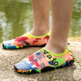 Maxbell Men Women Skin Water Shoes Aqua Beach Socks Exercise Pool Swim Slip On Surf 38 - Aladdin Shoppers