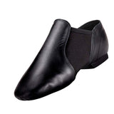 Maxbell Men Womens Soft Pigskin Black Slip On Jazz Shoes Split Sole Jazz Sneakers 25.5x8.5cm - Aladdin Shoppers