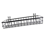 Maxbell Mesh Wall Metal Wire Basket Wire Storage Shelf Rack Home Decor 40x10x5cm - Aladdin Shoppers