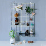 Maxbell Mesh Wall Metal Wire Basket Wire Storage Shelf Rack Home Decor 40x10x5cm - Aladdin Shoppers