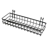 Maxbell Mesh Wall Metal Wire Basket Wire Storage Shelf Rack Home Decor 40x10x5cm - Aladdin Shoppers
