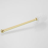 Maxbell Metal Antique Gold Brass Bathroom Toilet Brush Holder Brush with Ceramic Cup - Aladdin Shoppers