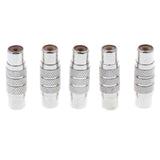 Maxbell Metal Audio Video RCA Female to Female Adapter Coupler Nickel Plating - Aladdin Shoppers