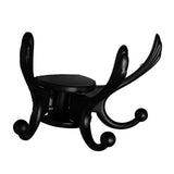 Maxbell Metal Bathroom Wall Mounted Hooks Towels Hanger Wall Organiser Decor Black B - Aladdin Shoppers