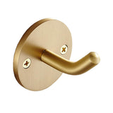 Maxbell Metal Bathroom Wall Mounted Hooks Towels Hanger Wall Organiser Decor Golden - Aladdin Shoppers
