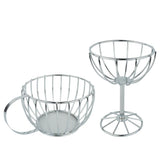 Maxbell Metal Coffee Cup Shape Fruit Bread Snack Storage Basket Goblet Basket - Aladdin Shoppers