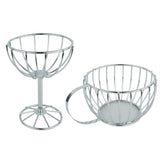 Maxbell Metal Coffee Cup Shape Fruit Bread Snack Storage Basket Goblet Basket - Aladdin Shoppers