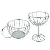 Maxbell Metal Coffee Cup Shape Fruit Bread Snack Storage Basket Goblet Basket - Aladdin Shoppers