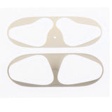 Maxbell Metal Dust Guard Protective Case Shell Skin Dustproof Stickers For Airpods Golden - Aladdin Shoppers