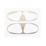 Maxbell Metal Dust Guard Protective Case Shell Skin Dustproof Stickers For Airpods Golden - Aladdin Shoppers