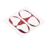Maxbell Metal Dust Guard Protective Case Shell Skin Dustproof Stickers For Airpods Red - Aladdin Shoppers