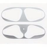 Maxbell Metal Dust Guard Protective Case Shell Skin Dustproof Stickers For Airpods Silver - Aladdin Shoppers
