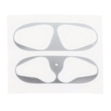 Maxbell Metal Dust Guard Protective Case Shell Skin Dustproof Stickers For Airpods Silver - Aladdin Shoppers