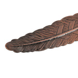 Maxbell Metal Feather Creative Ultra-thin Bookmarks Stationery Office Supplies Copper - Aladdin Shoppers