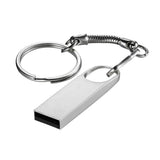 Maxbell Metal High-Speed USB2.0 Flash Drive Memory Disk U Disk with Ring 128GB - Aladdin Shoppers