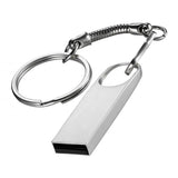 Maxbell Metal High-Speed USB2.0 Flash Drive Memory Disk U Disk with Ring 128GB - Aladdin Shoppers