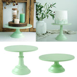 Maxbell Metal Round Display Cake Stand Food Platter Serving Rack Holder Green 10inch - Aladdin Shoppers