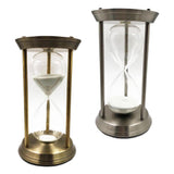 Maxbell Metal Sandglass Rotating Hourglass Sand Clock Timers Desktop 60 Minutes - Aladdin Shoppers