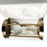 Maxbell Metal Sandglass Rotating Hourglass Sand Clock Timers Desktop 60 Minutes - Aladdin Shoppers