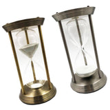 Maxbell Metal Sandglass Rotating Hourglass Sand Clock Timers Desktop 60 Minutes - Aladdin Shoppers