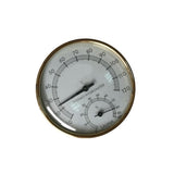 Maxbell Metal Sauna Hygrothermograph Thermometer Hygrometer Sauna Room Accessory - Aladdin Shoppers