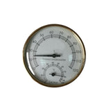 Maxbell Metal Sauna Hygrothermograph Thermometer Hygrometer Sauna Room Accessory - Aladdin Shoppers