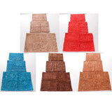 Maxbell Microfiber Bathroom Kitchen Mat Bath Shower Rug Rectangular Doormat Camel S