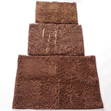 Maxbell Microfiber Bathroom Kitchen Mat Bath Shower Rug Rectangular Doormat Coffee S - Aladdin Shoppers