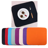 Maxbell Microfiber Dish Drying Mat Kitchen Drainer Sink Table Placemat Black - Aladdin Shoppers