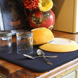 Maxbell Microfiber Dish Drying Mat Kitchen Drainer Sink Table Placemat Black - Aladdin Shoppers