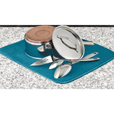 Maxbell Microfiber Dish Drying Mat Kitchen Drainer Sink Table Placemat Blue - Aladdin Shoppers