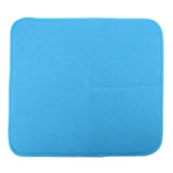 Maxbell Microfiber Dish Drying Mat Kitchen Drainer Sink Table Placemat Blue - Aladdin Shoppers