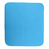 Maxbell Microfiber Dish Drying Mat Kitchen Drainer Sink Table Placemat Blue - Aladdin Shoppers