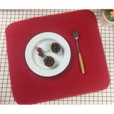 Maxbell Microfiber Dish Drying Mat Kitchen Drainer Sink Table Placemat Red