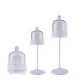 Maxbell Mini Cupcake Stand Cake Display Tool With PC Dome Cap Bakeware White High - Aladdin Shoppers