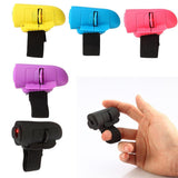 Maxbell Mini Finger Mouse Wireless USB Optical Ring Mice for Laptop PC Black - Aladdin Shoppers