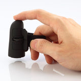 Maxbell Mini Finger Mouse Wireless USB Optical Ring Mice for Laptop PC Black - Aladdin Shoppers