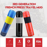 Maxbell Mini Manual Coffee Maker Hand Operated Coffee Machine For Travelling Red - Aladdin Shoppers