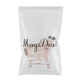 Maxbell Mini Metal Shopping Cart Salesman Sample Kids Pretend Play Toy - Rose Gold M - Aladdin Shoppers