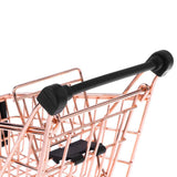 Maxbell Mini Metal Shopping Cart Salesman Sample Kids Pretend Play Toy - Rose Gold M - Aladdin Shoppers