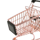 Maxbell Mini Metal Shopping Cart Salesman Sample Kids Pretend Play Toy - Rose Gold M - Aladdin Shoppers