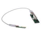 Maxbell Mini PCI-E X1 Extension cable to be Powered PCIE 1X Rxpansion Card 90 Degree - Aladdin Shoppers