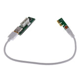 Maxbell Mini PCI-E X1 Extension cable to be Powered PCIE 1X Rxpansion Card 90 Degree - Aladdin Shoppers