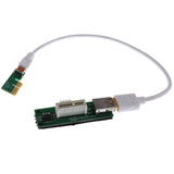 Maxbell Mini PCI-E X1 Extension cable to be Powered PCIE 1X Rxpansion Card 90 Degree - Aladdin Shoppers