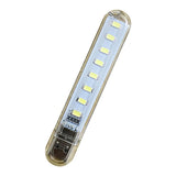 Maxbell Mini Pocket USB LED Night Light 8 LEDs 5V Bulb Lamp for Reading White - Aladdin Shoppers